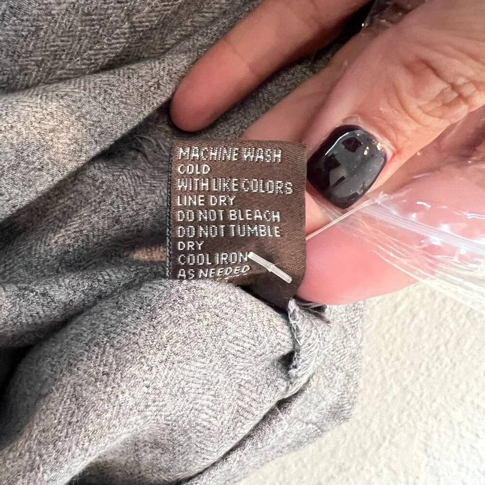 J.McLaughlin Brynn Dress sz Large Grey Viscose - Picture 3 of 7